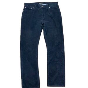 Banana Republic Navy Blue Mid Wale Corduroy Jean Style Pants Size 36 X 34